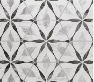 Керамогранит Equipe Ceramicas Bardiglio Hexagon Flower (17,5х20) арт. VEN023772